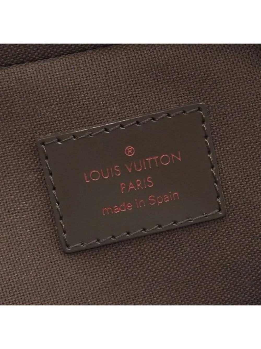 Louis Vuitton Belt Bag Damier Geronimos Canvas Ebene Gold
